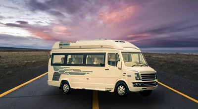 Tempo Traveller — 9–12 seater chauffeur-driven car rental