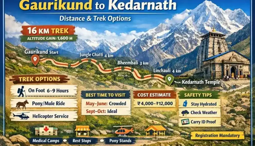 Gaurikund to Kedarnath Yatra Trek Guide